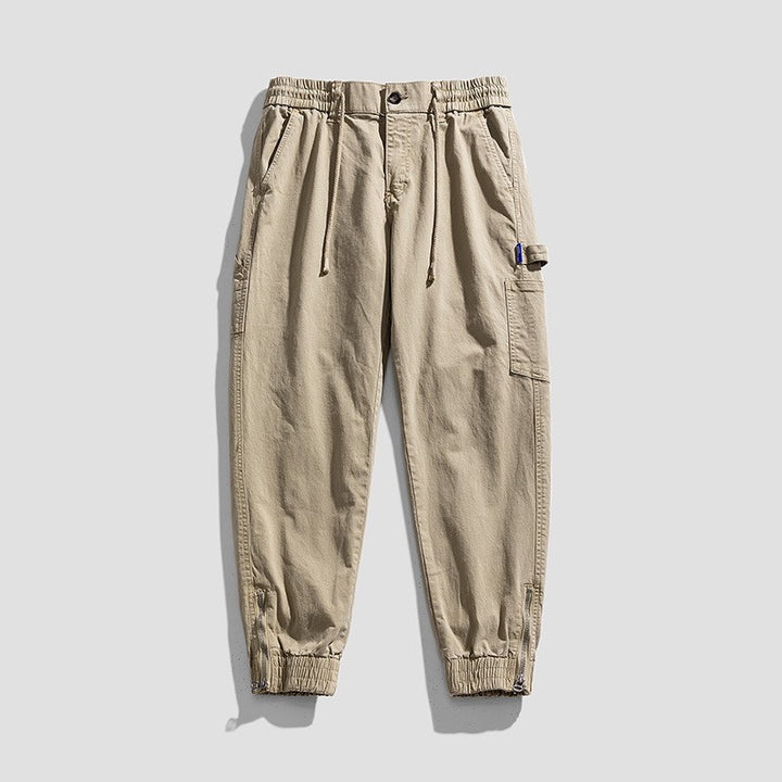 Herren Cargo-Jogginghose im Utility-Look mit elastischem Tunnelzugbund und verstärkten Pattentaschen Echo Archiv