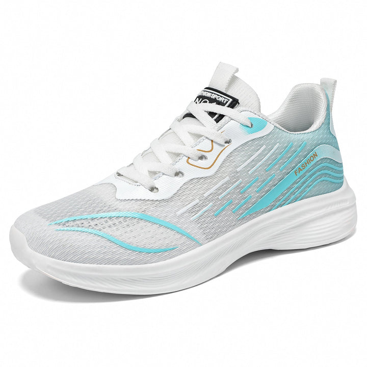 Damen Sportliche Sneakers mit atmungsaktiver Mesh-Oberfläche und dynamischem Dämpfungssystem Echo Archiv