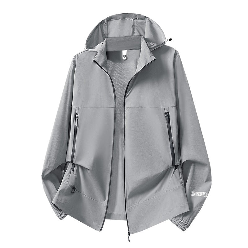 Herren Leichte Softshell-Übergangsjacke mit Kapuze, wind- und wasserabweisender Hülle & verstellbarem Kordelsaum Echoarchiv