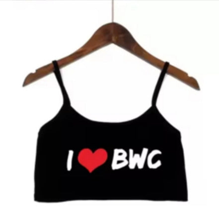 Damen modisches Crop-Top mit verzierten Trägern Echo Archiv