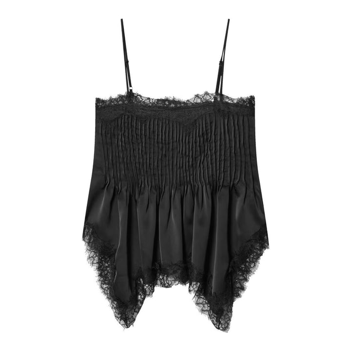 Damen Spitzen-Camisole mit elastischem Detail und fließendem Schnitt Echo Archiv