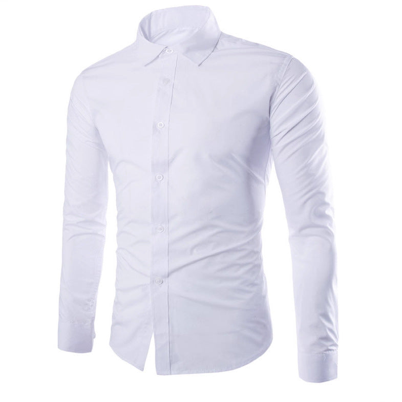 Herren nan tailliertes Business-Hemd mit Kentkragen, leichtem Stretch und schmaler Silhouette Echo Archiv