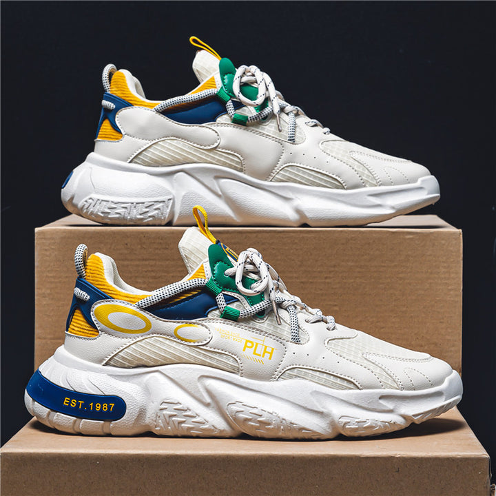 Herren Voluminöser Performance-City-Sneaker mit skulpturaler Plateausohle Echoarchiv