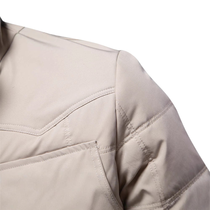 Herren Winterjacke mit gefüttertem Kragen und praktischen Taschen Echoarchiv