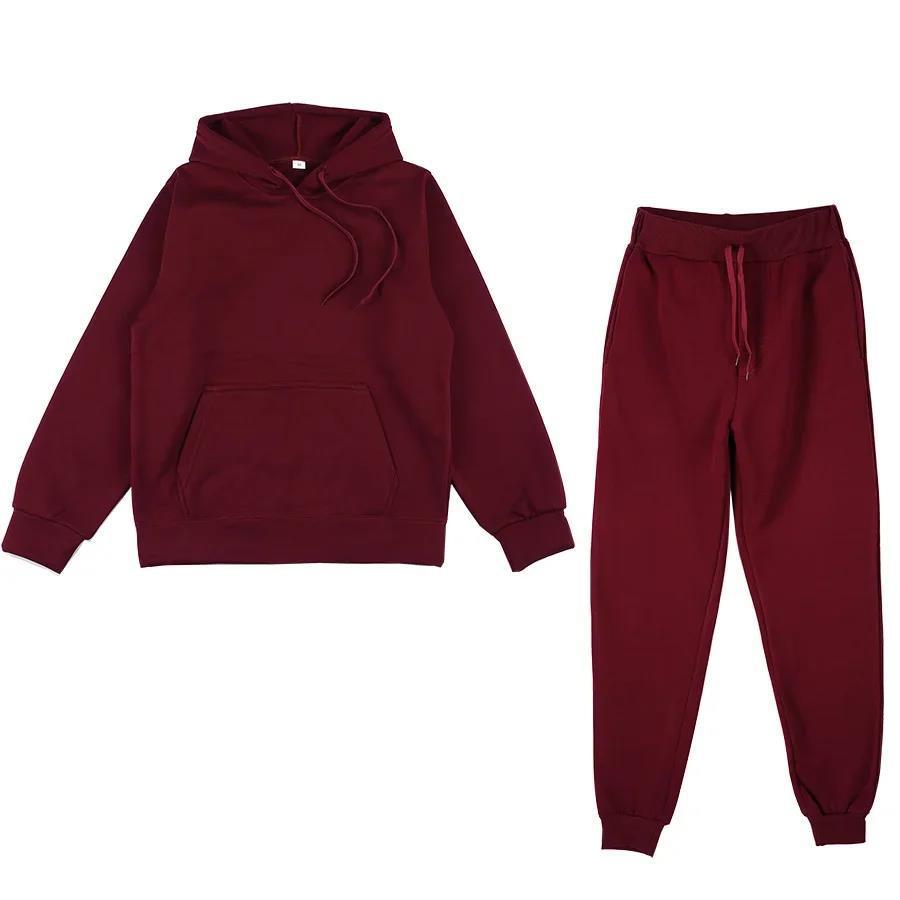 Unisex weiches Lounge-Set mit Oversize-Hoodie, taillenhoher Jogginghose und geripptem Knöchelabschluss Echo Archiv