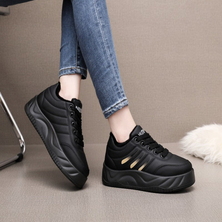 Damen sportliche Sneaker mit rutschfestem Profil und wärmendem Innenfutter Echo Archiv