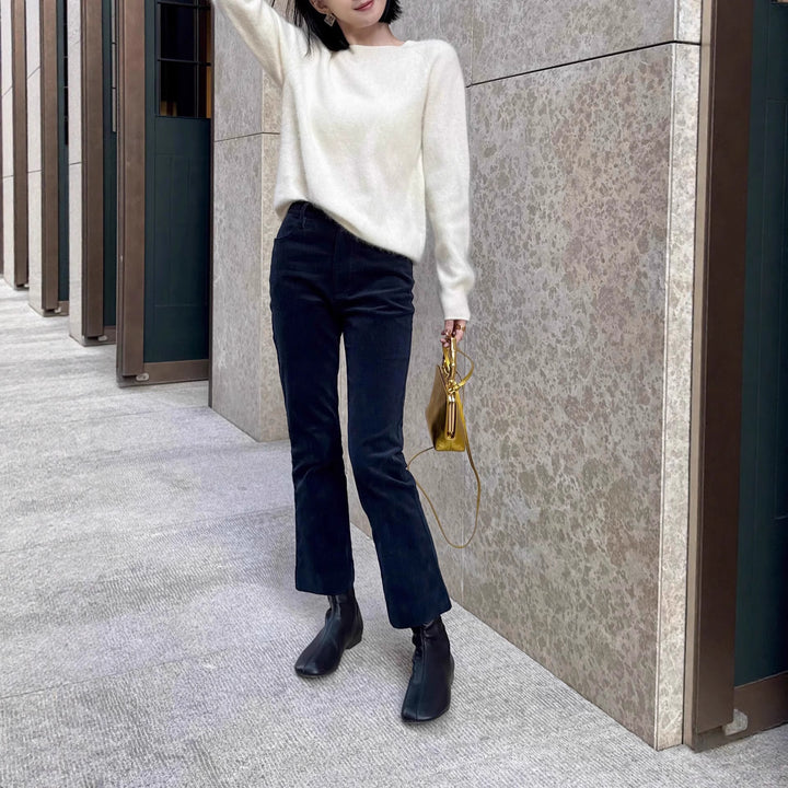 Damen Elegante, hochwertige Strickpullover Echoarchiv