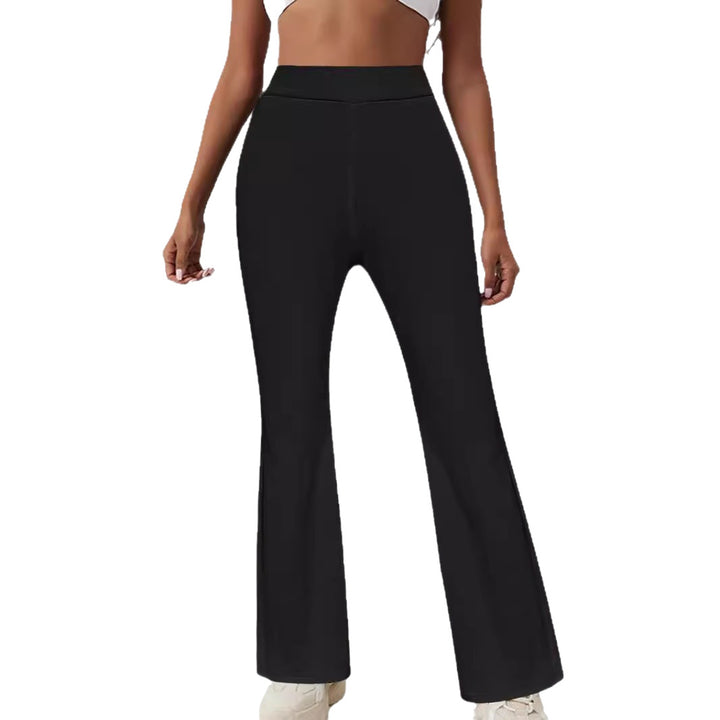 Damen High‑Waist Bootcut‑Hose mit figurformender Stretch‑Passform Echoarchiv
