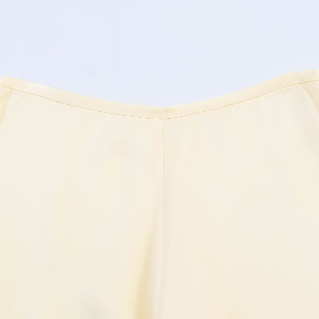 Damen eleganter plissierter Culotte-Rock mit zarten Spitzenakzenten Echo Archiv