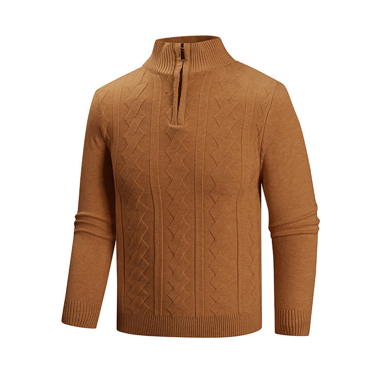 Herren Strickpullover mit hohem Kragen Echoarchiv
