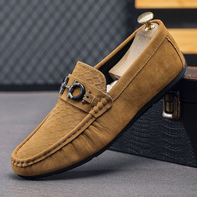 Herren Elegante Velours Mokassins Echo Archiv