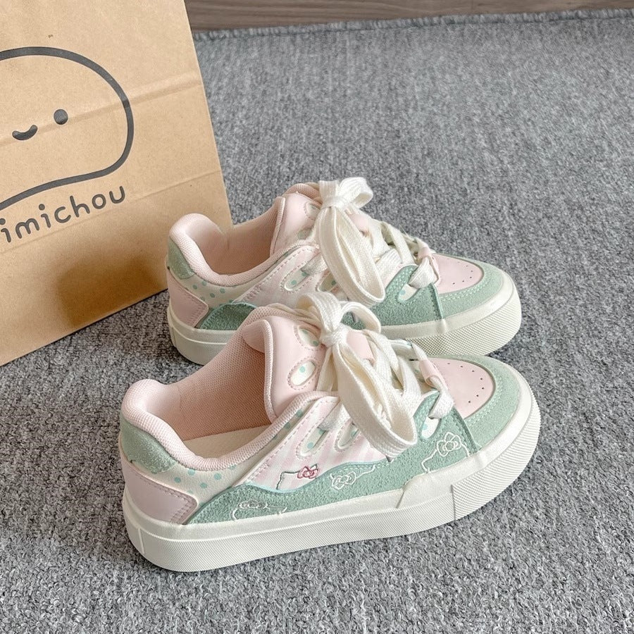 Damen Sneaker mit verspieltem Tierdesign und atmungsaktivem Obermaterial Echo Archiv