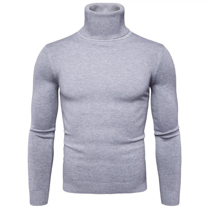 Herren nan schmal geschnittener Rollkragenpullover aus Merino-Baumwollmix mit hohem Kragen Echo Archiv