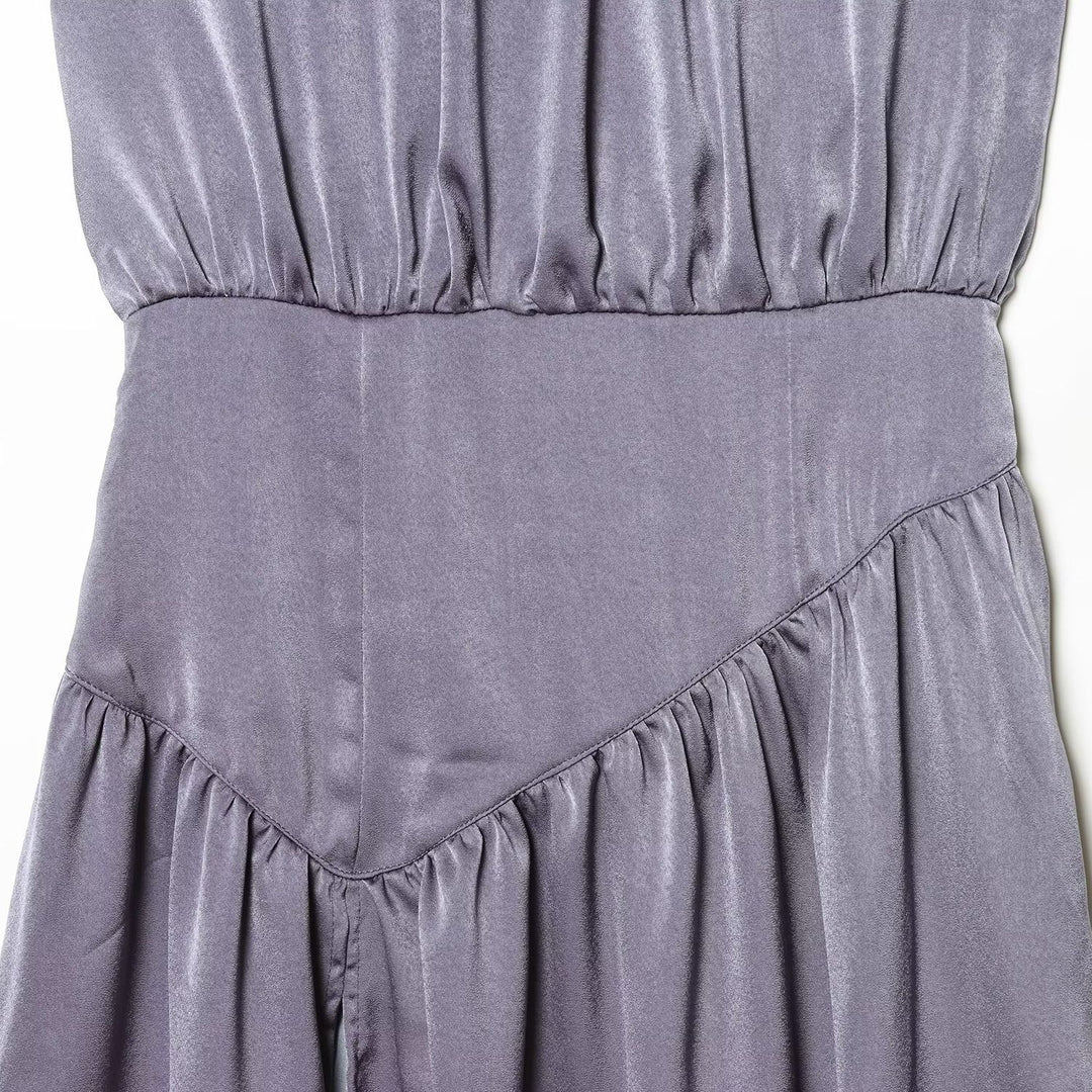 Damen elegantes Maxikleid mit fließendem Rock und raffiniertem Faltenwurf Echo Archiv