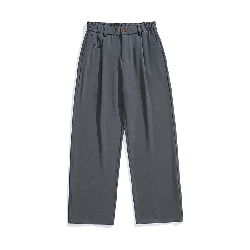 Damen Locker sitzende Bundfalten-Hose mit elastischem Komfortbund und geradem Saum Echo Archiv