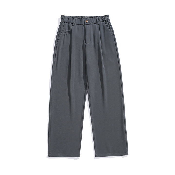 Damen Locker sitzende Bundfalten-Hose mit elastischem Komfortbund und geradem Saum Echo Archiv