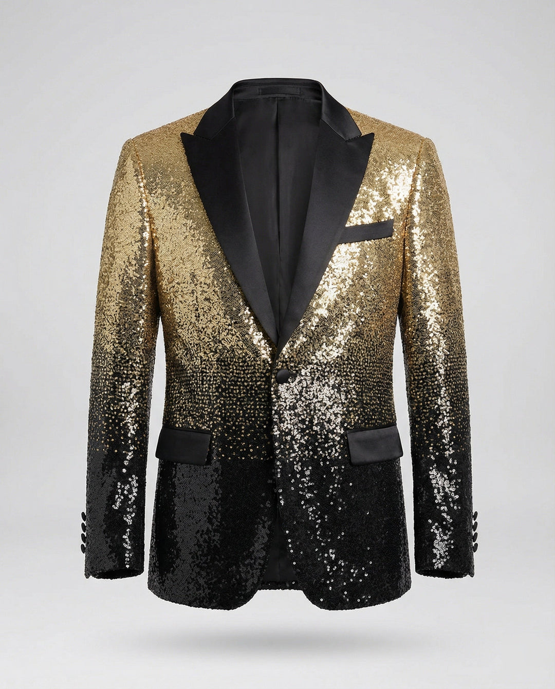 Herren glamouröser Pailletten Blazer Echoarchiv