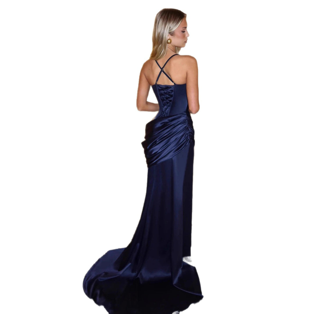 Damen elegantes Abendkleid mit raffinierten Drappierungen Echo Archiv