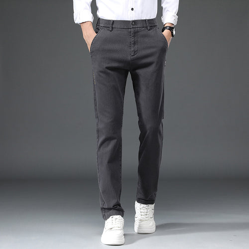Herren elegante Slim-Fit Freizeithose Echoarchiv