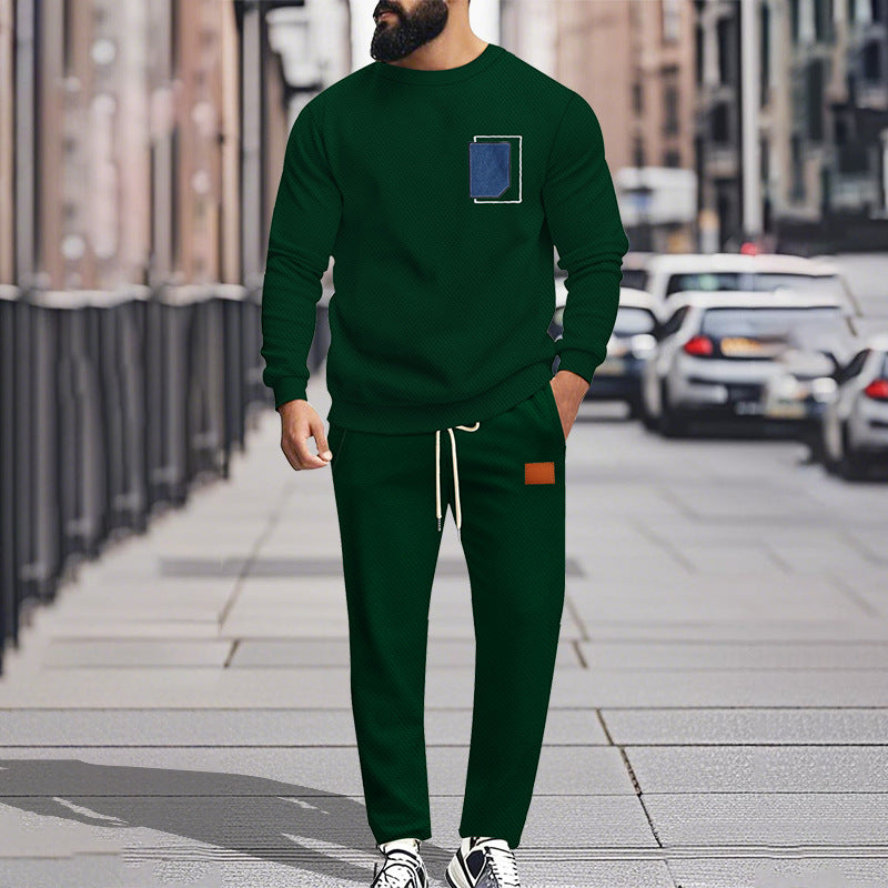 Herren Bequemer Freizeitanzug mit modischem Design und praktischen Taschen Echoarchiv