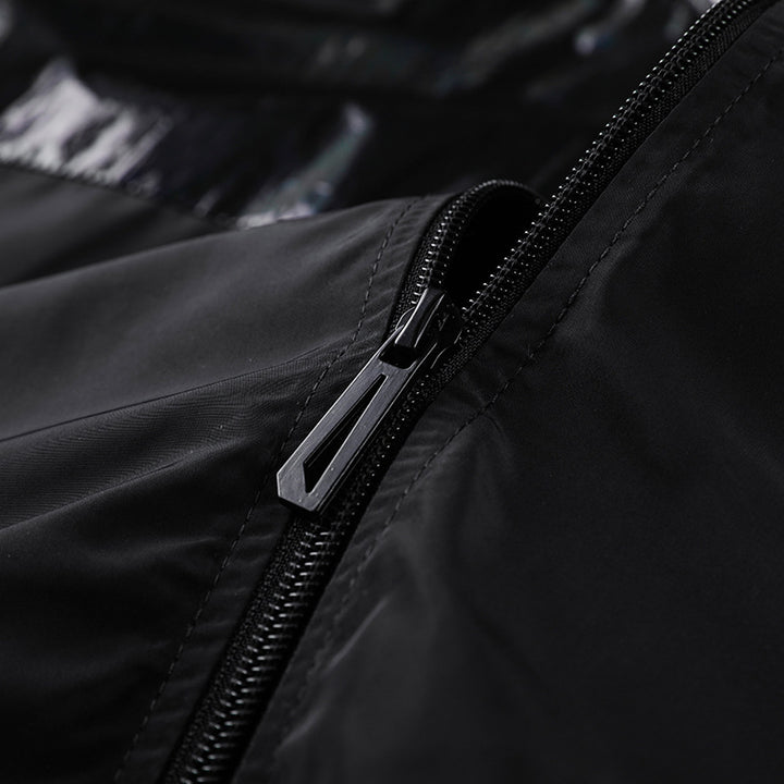 Herren Modische Übergangsjacke mit hochglänzendem Obermaterial Echo Archiv