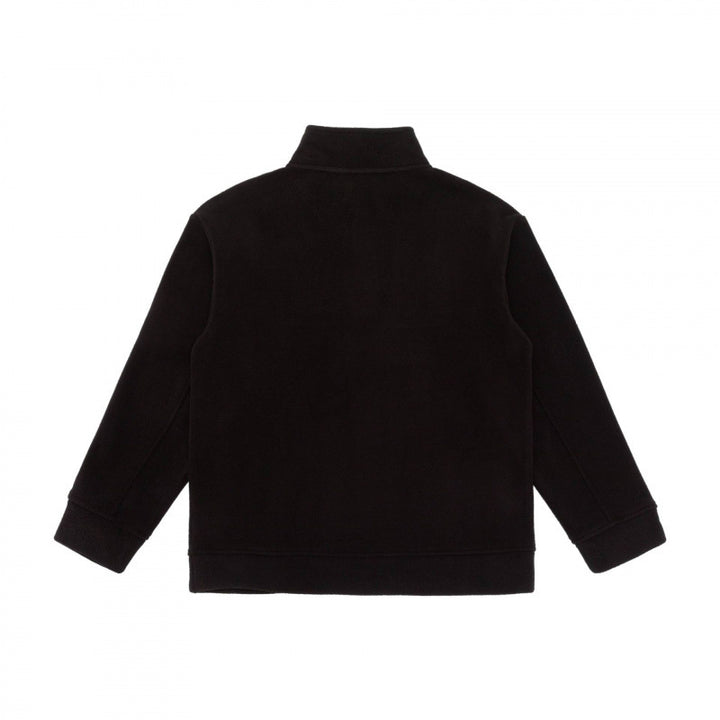 Unisex Henley-Fleecepullover mit kurzem Knopfverschluss, Stehkragen und Boxy‑Schnitt Echo Archiv