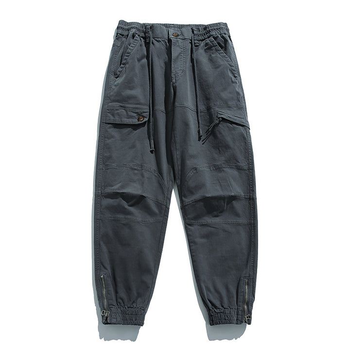 Herren Cargo-Joggerhose im Utility‑Stil mit ergonomischen Kniepaneelen und Reißverschluss‑Knöchel Echo Archiv