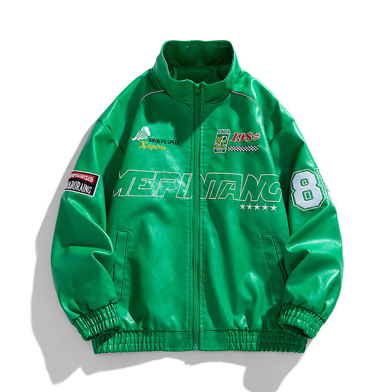 Herren Sportliche Motorsportjacke Echo Archiv