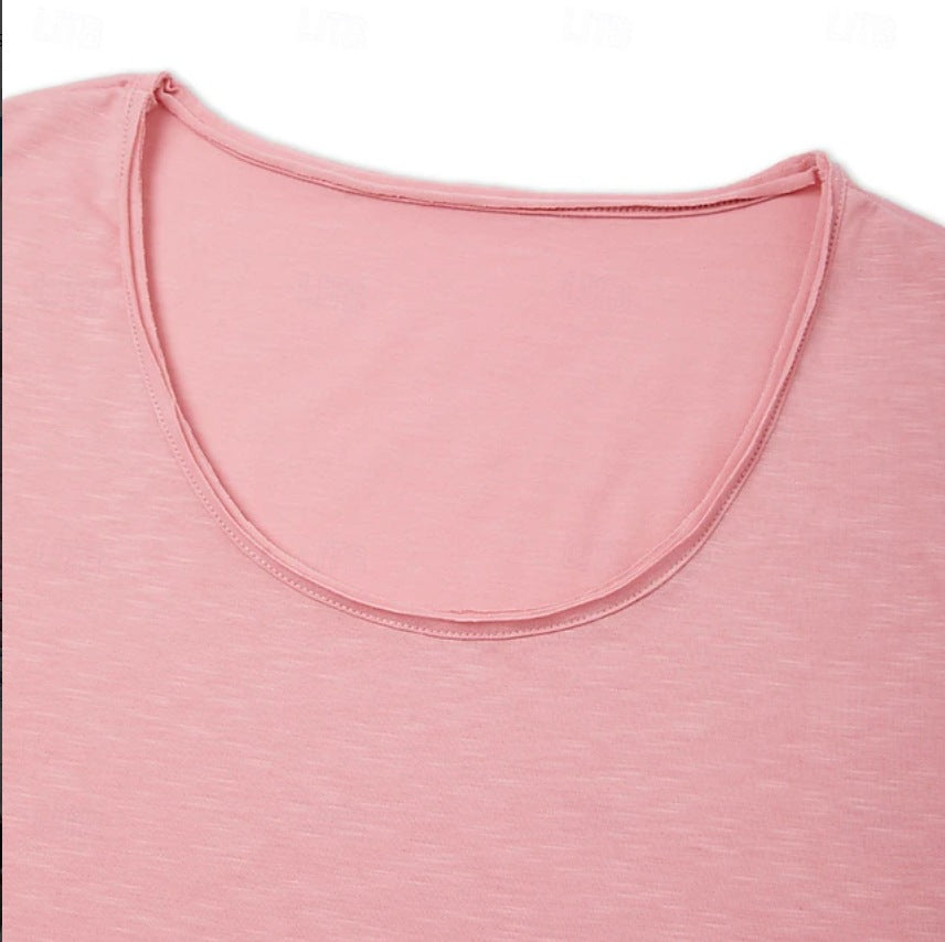 Herren V-Ausschnitt T-Shirt aus leichtem, atmungsaktivem Material Echoarchiv