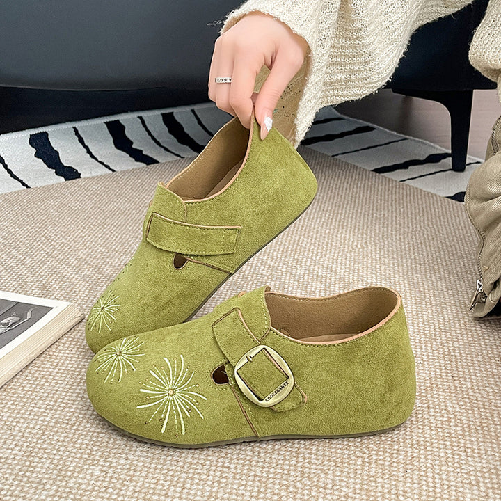 Damen Elegante und bequeme Clogs aus hochwertigem Wildleder Echo Archiv
