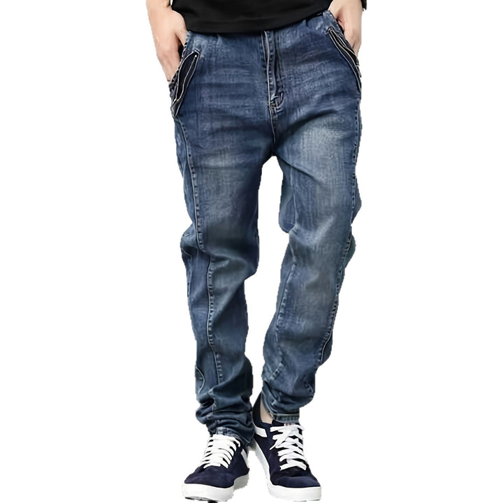 Herren Bequeme Cargo Jeans mit seitlichen Taschen Echoarchiv