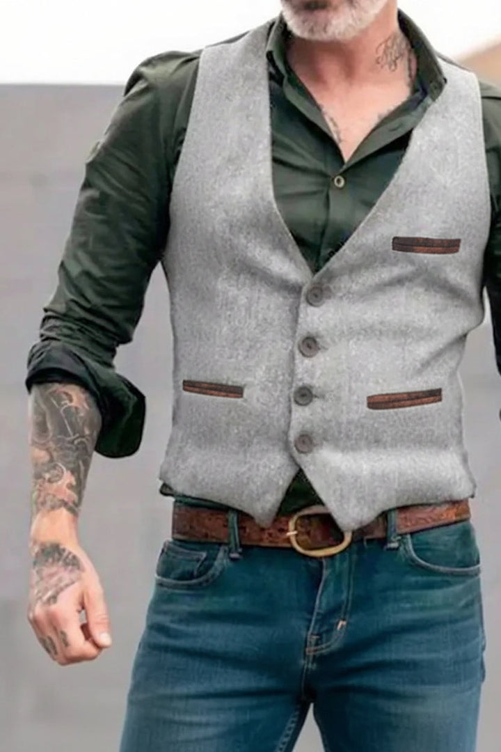 Herren Weste mit Elegante Echoarchiv