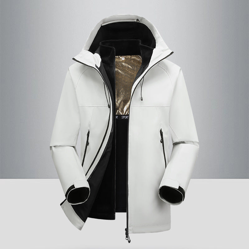 Herren Outdoor-Jacke mit winddichter und wasserabweisender Beschichtung Echoarchiv