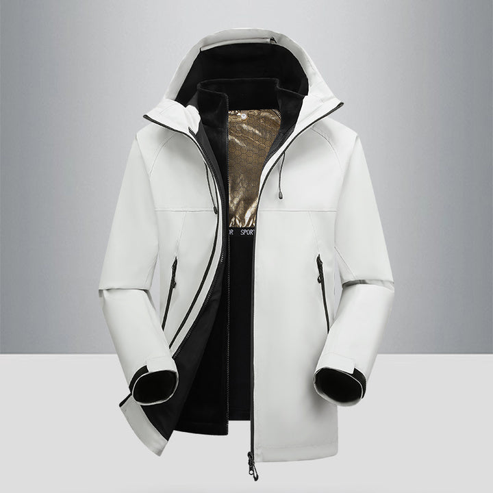Herren Outdoor-Jacke mit winddichter und wasserabweisender Beschichtung Echoarchiv