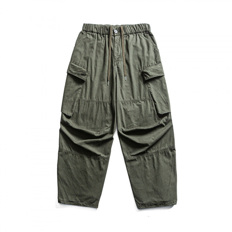 Herren Baggy-Cargo-Hose mit elastischem Bund, Kordelzug und verstärkten Kniepartien Echo Archiv