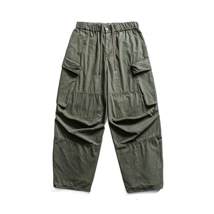 Herren Baggy-Cargo-Hose mit elastischem Bund, Kordelzug und verstärkten Kniepartien Echo Archiv