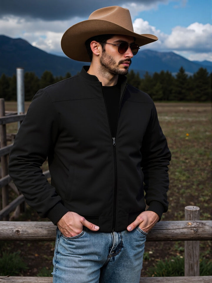 Herren sportliche Bomberjacke mit eleganten Details Echoarchiv