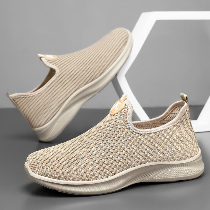 Damen nan nahtloser Komfort-Slip-On Sneaker mit feinem Stricknetz, elastischem Einstieg und reaktiver Leichtdämpfung Echo Archiv