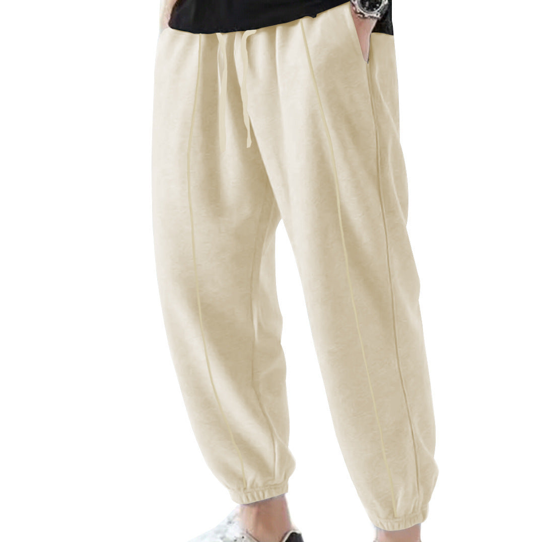 Herren Jogginghose mit seitlichen Taschen und elastischem Bund Echoarchiv