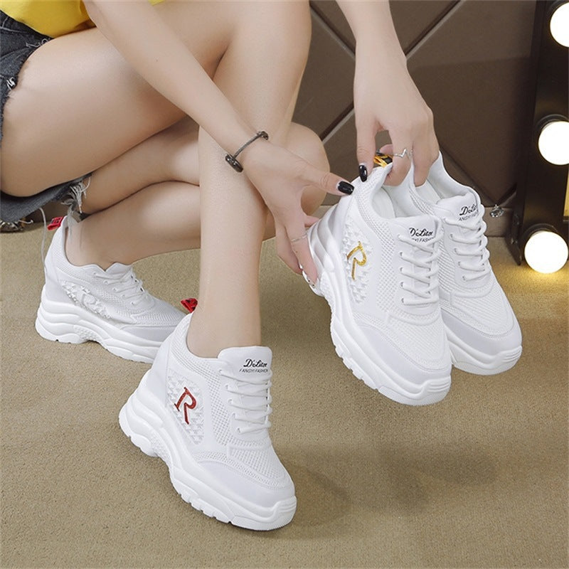 Damen Chunky Sneakers mit atmungsaktiver Mesh-Oberfläche und leichtem Komfort Echo Archiv