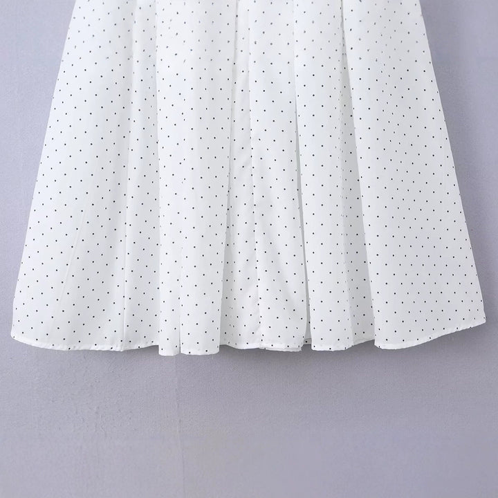 Damen Midikleid mit Smok-Taillenpartie, gerafften Puffärmeln und Quadrat‑Ausschnitt Echo Archiv