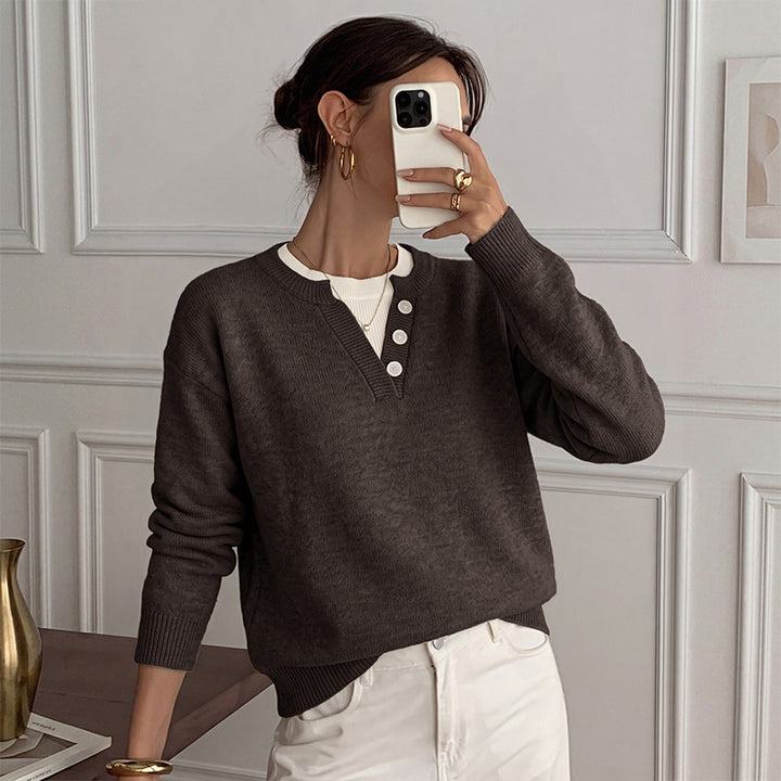 Damen lässiger Pullover Echo Archiv
