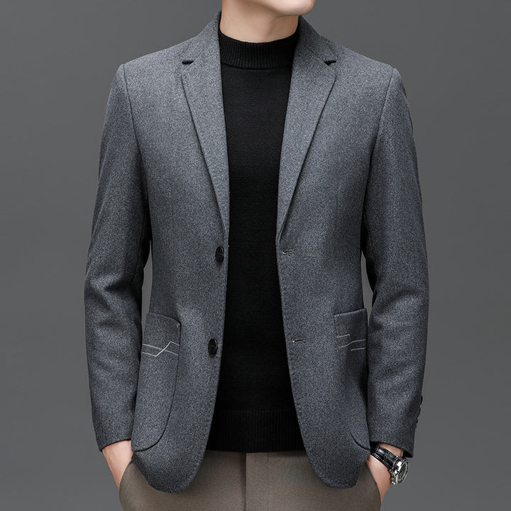 Herren Modischer Blazer mit feinem Materialmix Echoarchiv