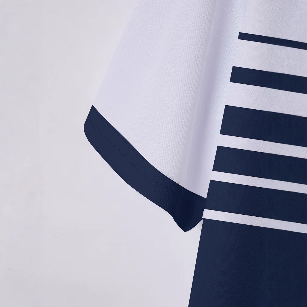 Herren Poloshirt mit strukturiertem Streifenmuster Echoarchiv