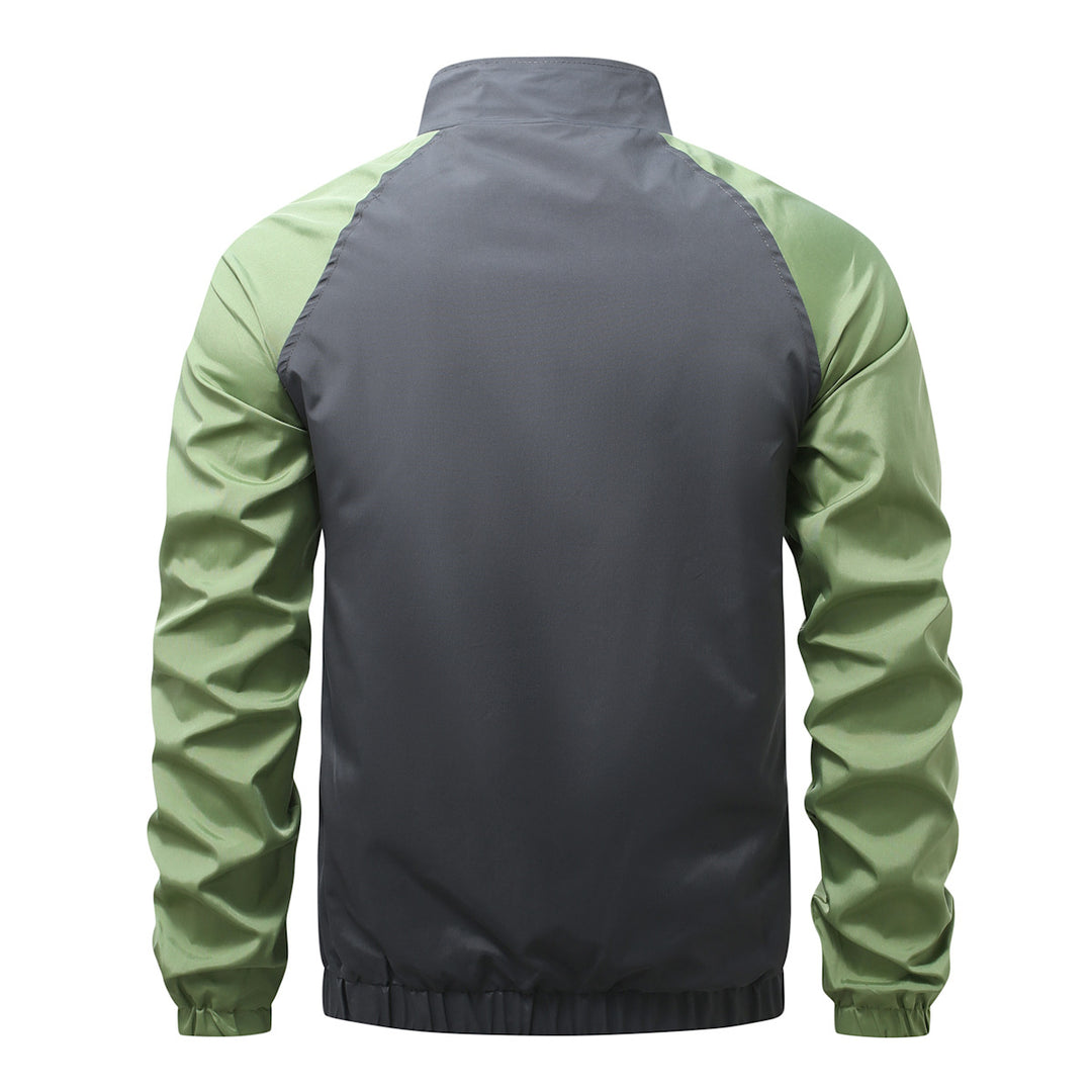 Herren sportliche Übergangsjacke mit reißfestem Material und elastischen Bündchen Echoarchiv
