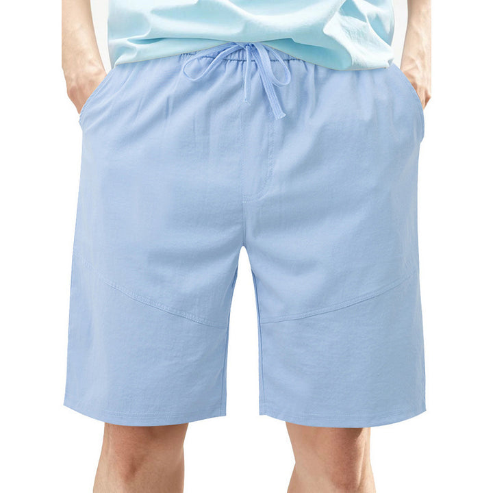 Herren Freizeit-Shorts mit elastischem Bund und seitlichen Taschen Echoarchiv