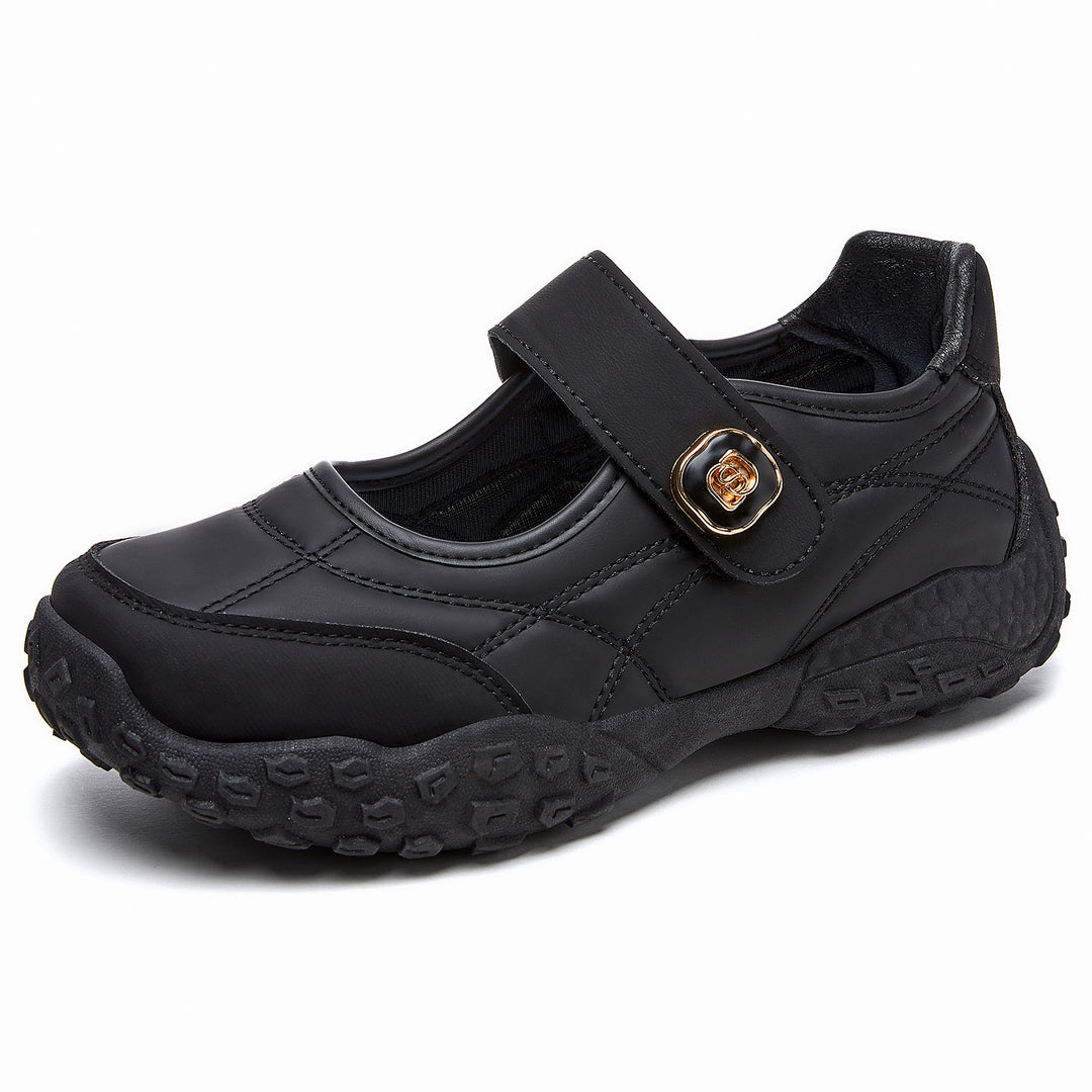 Damen nan sportive Mary-Jane Freizeitschuh mit verstellbarem Klettverschluss, gepolstertem Knöchelkragen und profiliertem Outdoor-Laufsohlen-System Echo Archiv