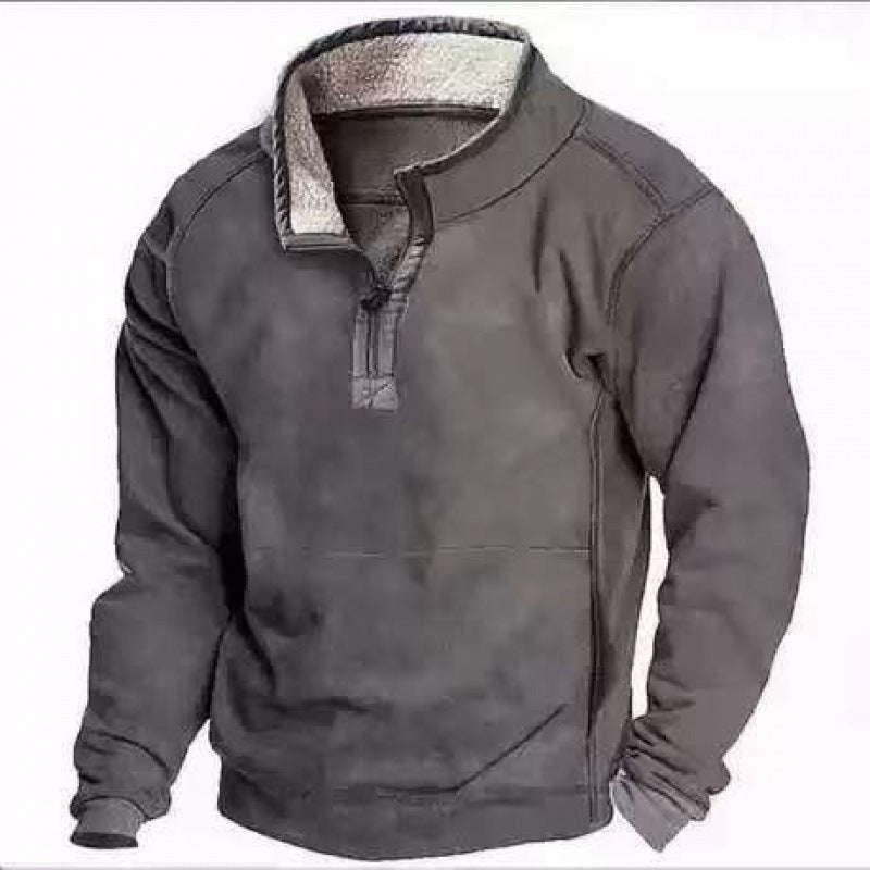 Herren Modischer Hoodie mit Kapuze und maritimem Druck Echoarchiv