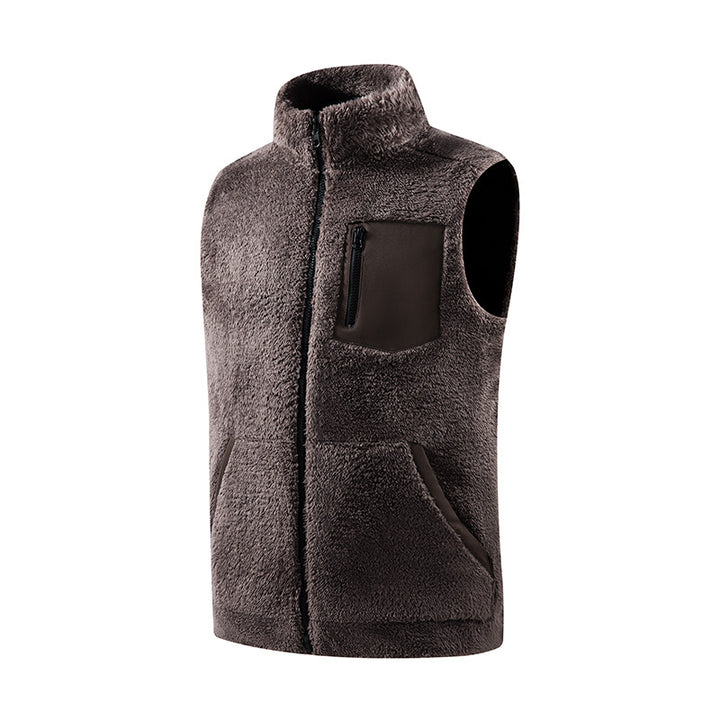Herren Kuschelige Fleece-Weste Echo Archiv