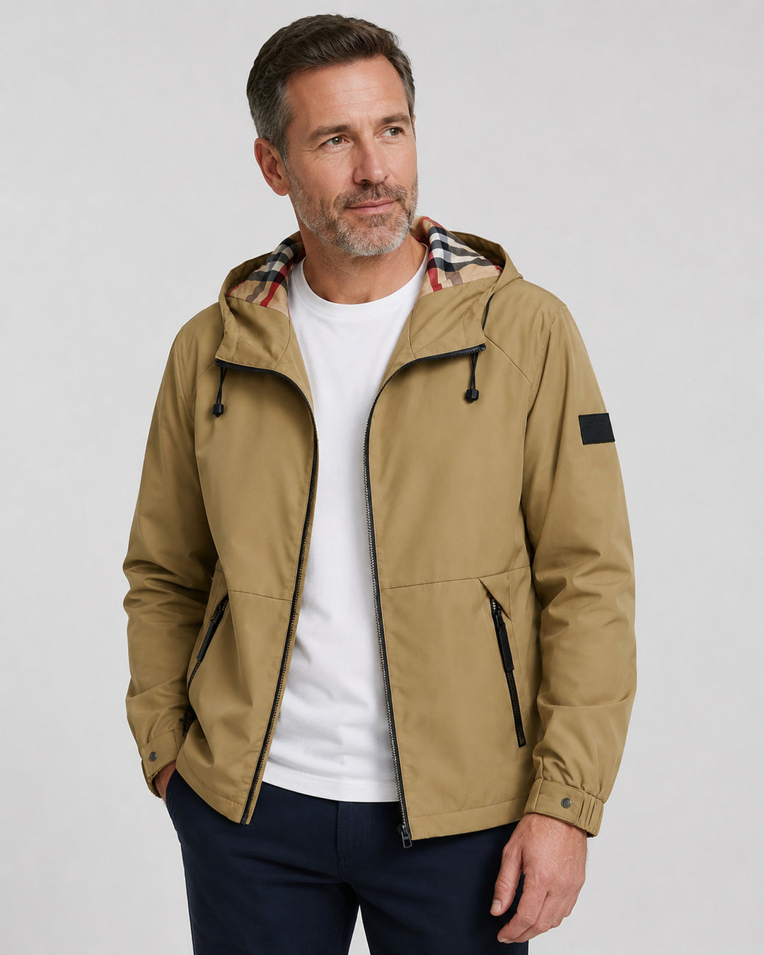 Herren Technische Regenjacke Echo Archiv